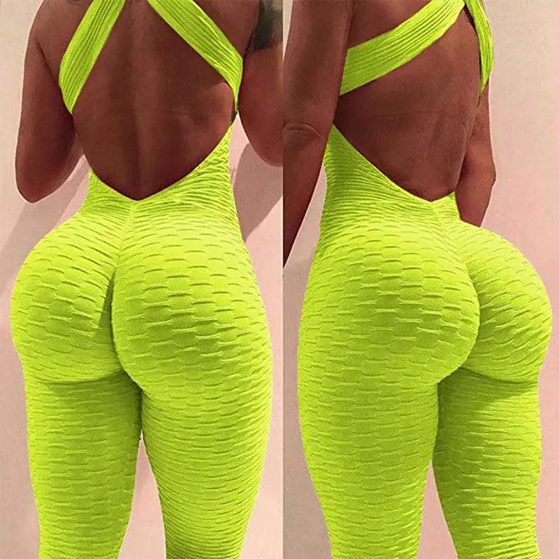 Breathable Yoga Bodysuit Set for Workouts — product view 8