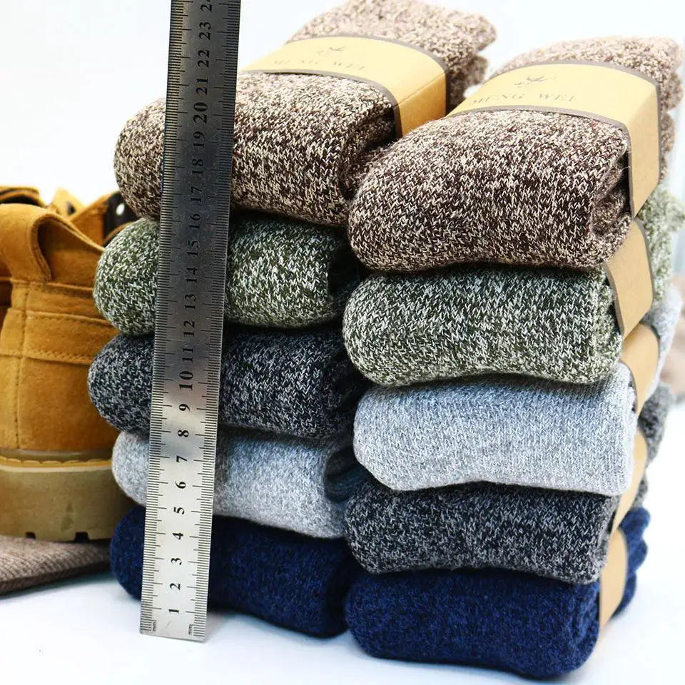 Cozy Chic Winter Wool Cashmere Socks for Snow Days