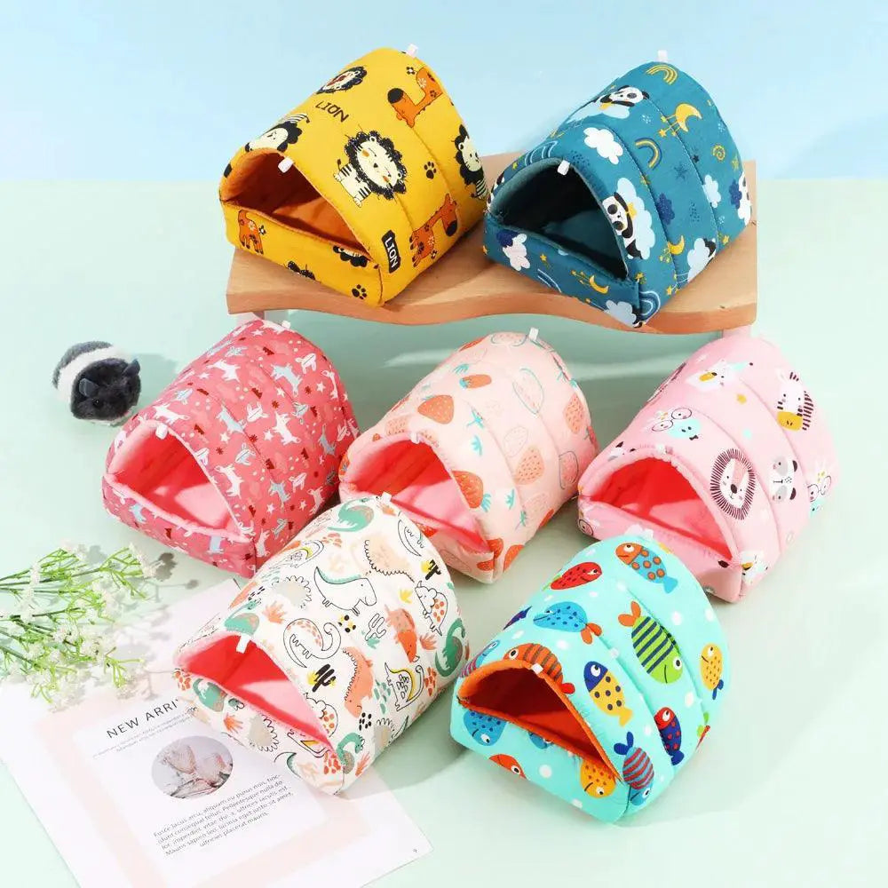 Rabbit Squirrel Cozy Pet Bed Warm Winter Mat For Small Pets