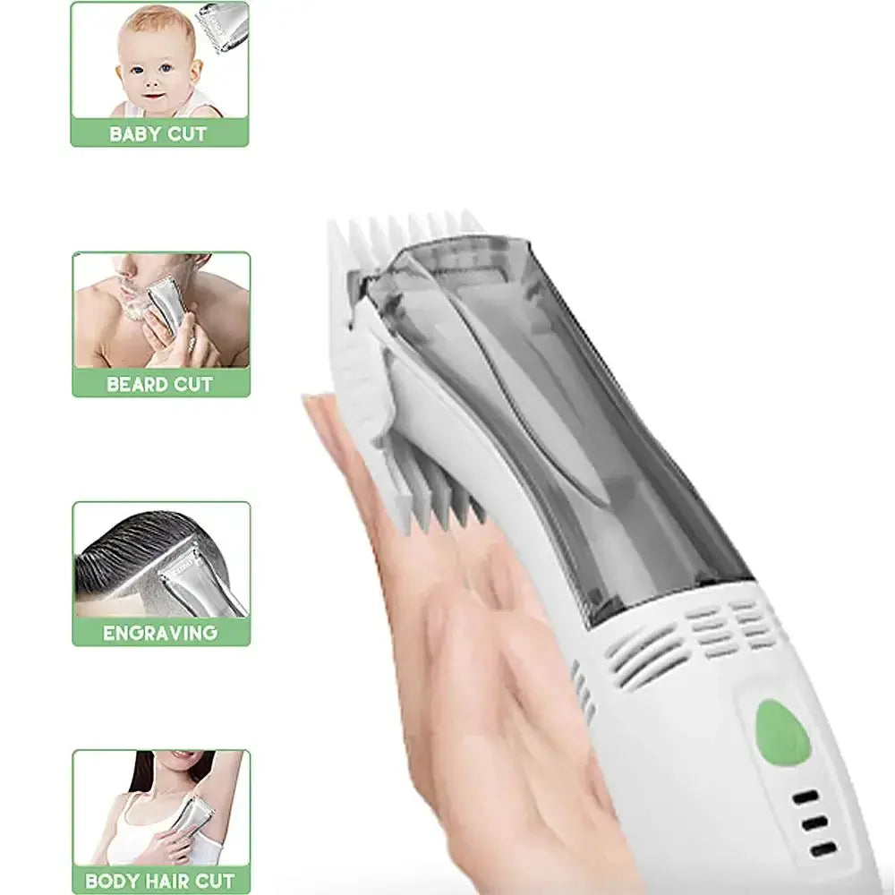 KM 79 Vacuum Haircut Kit Low Noise Baby Trimmer Cordless