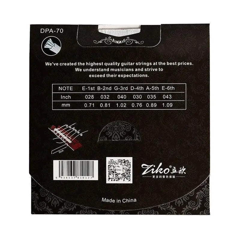 Ziko DPA70 Classical Guitar Strings Nylon Core Silver Wound