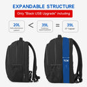 Lifetime Guaranteed Anti-Theft Men's Laptop Backpack Safe