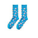 Playful Avocado & Sushi Animal Socks - Happy Cotton Blend