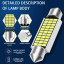 Car Interior LED Festoon Bulbs for Plate