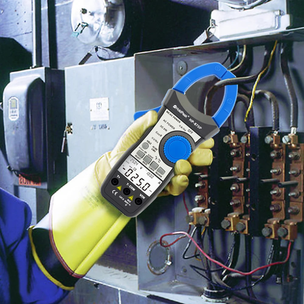 HoldPeak Power Clamp Meter AC/DC Voltmeter Ammeter Tester — product view 5