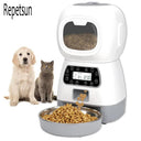 Automatic Pet Feeder Smart Food Dispenser Stainless Steel Bowl