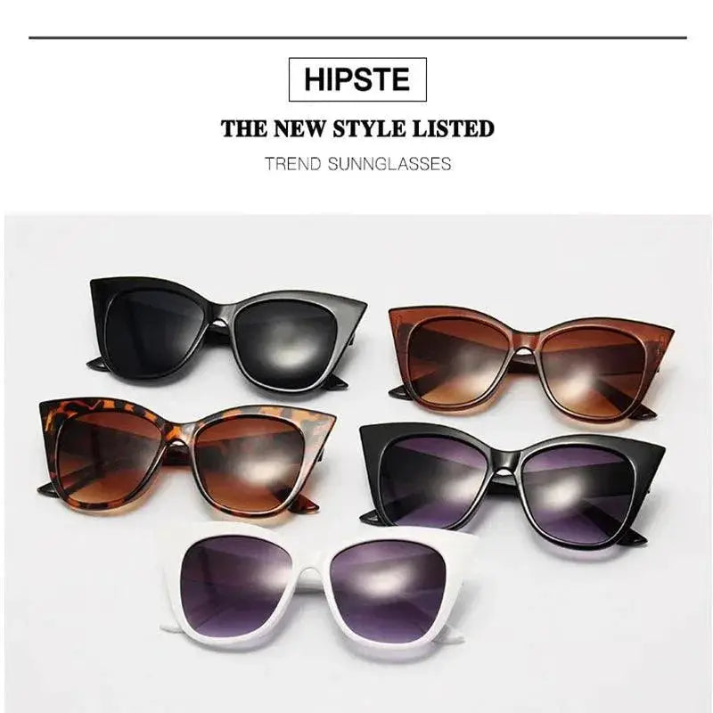 Vintage Cat Eye Sunglasses For Women Oversized Shades