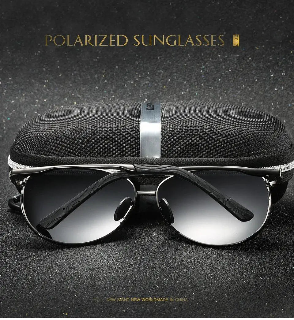 Unisex Vintage Polarized Pilot Sunglasses UV400 Protection