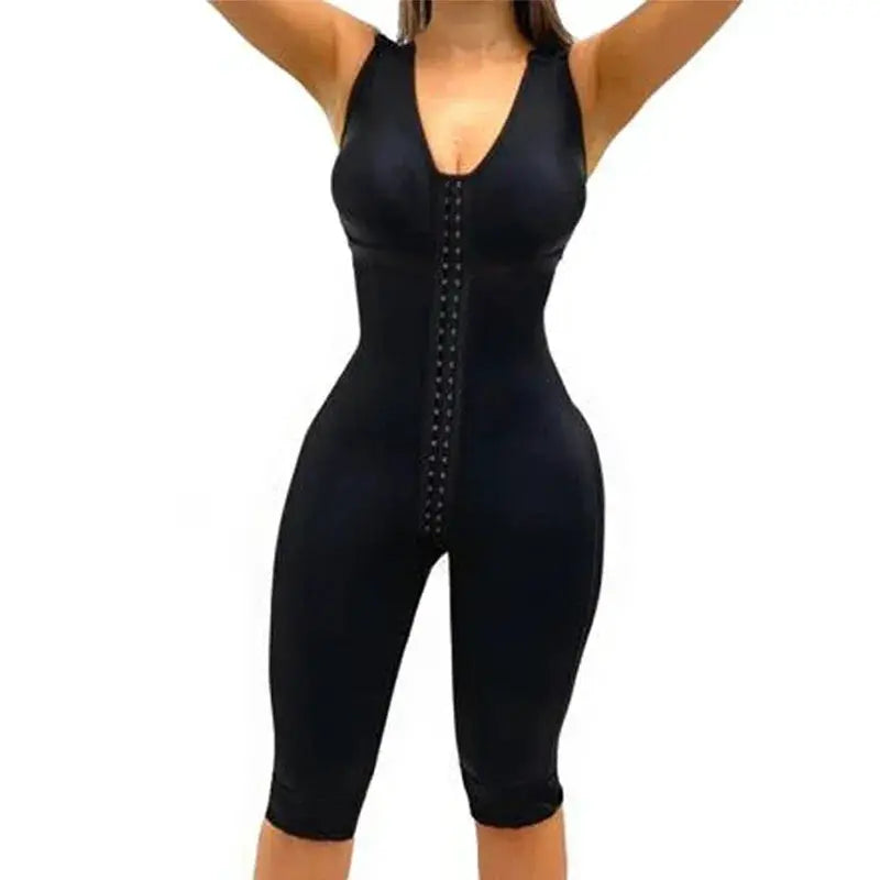 Sleeveless Knee Length Butt Lifting Shapewear for Women