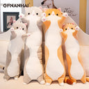 1pc 50-130CM Long Animal Cat Plush Toys Pillows for Comfort