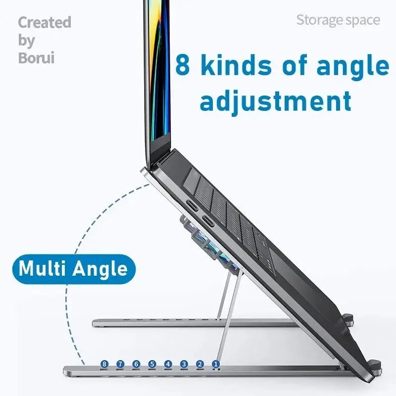 Laptop Cooling Stand With 2 USB Fans For Heat Dissipation
