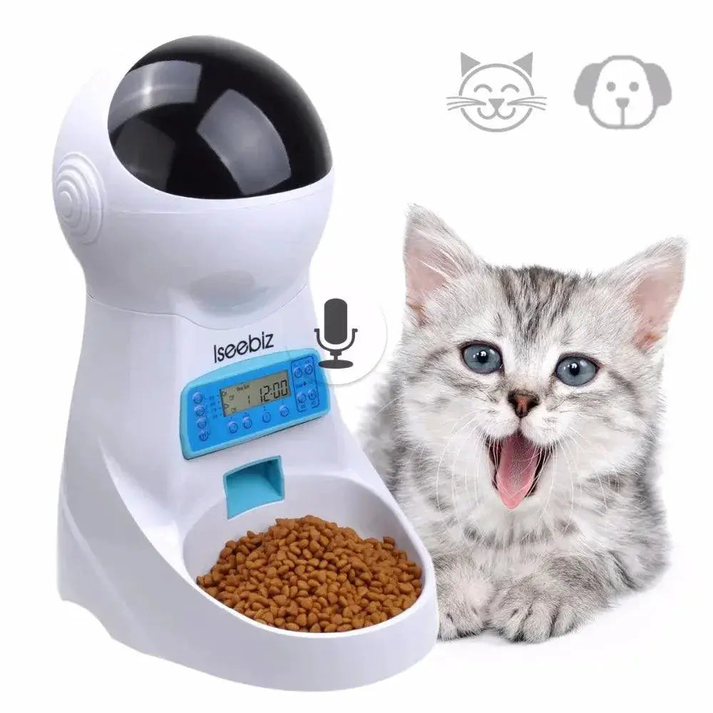 Iseebiz Automatic Pet Feeder With Camera And App Control