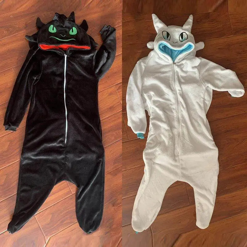 Night Fury Dragon Onesie Anime Cosplay Sleepwear Unleashed