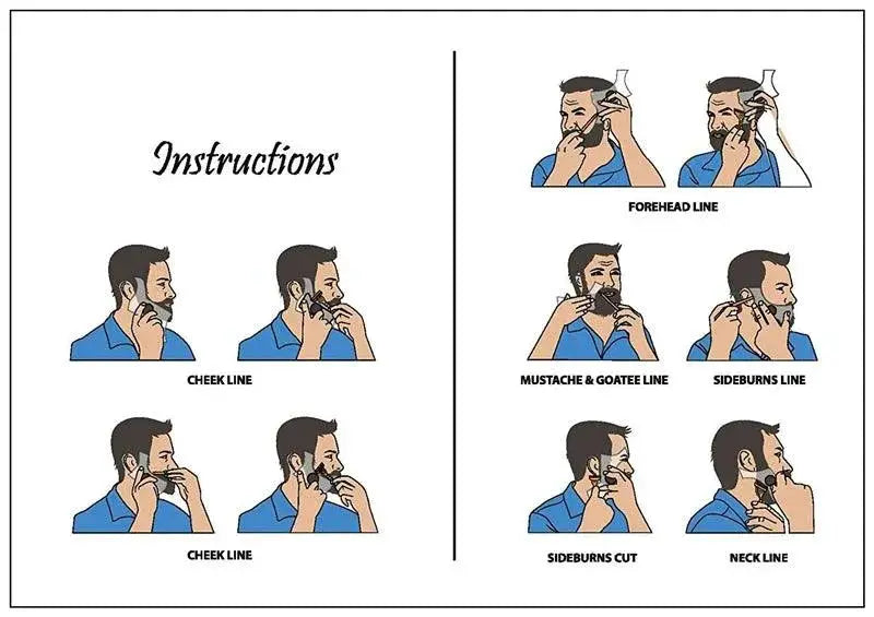 Precise Edges Beard Shaping Kit for Men — product view 20