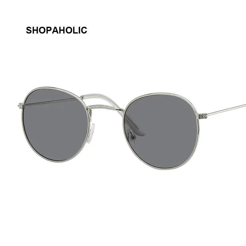 Vintage Designer Small Round Sunglasses For Women Luxury