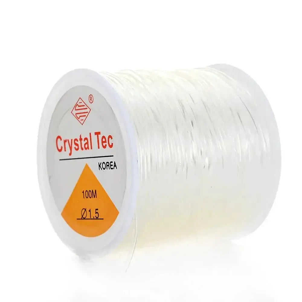 Crystal Clear Elastic Thread Kit For Bracelet Jewelry Making