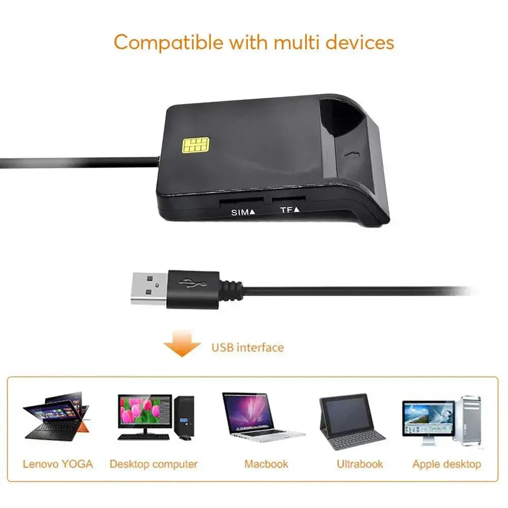Uthai X02 USB SIM Card Reader Secure Bank Card Reader