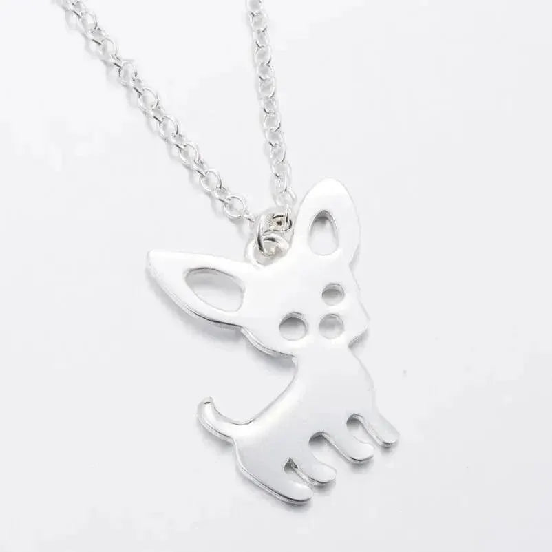 Chihuahua Pet Pendant Necklace Adorable Animal Love Jewelry
