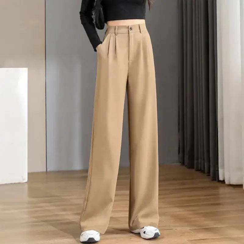Vintage High Waist Office Pants Timeless Sophistication Chic