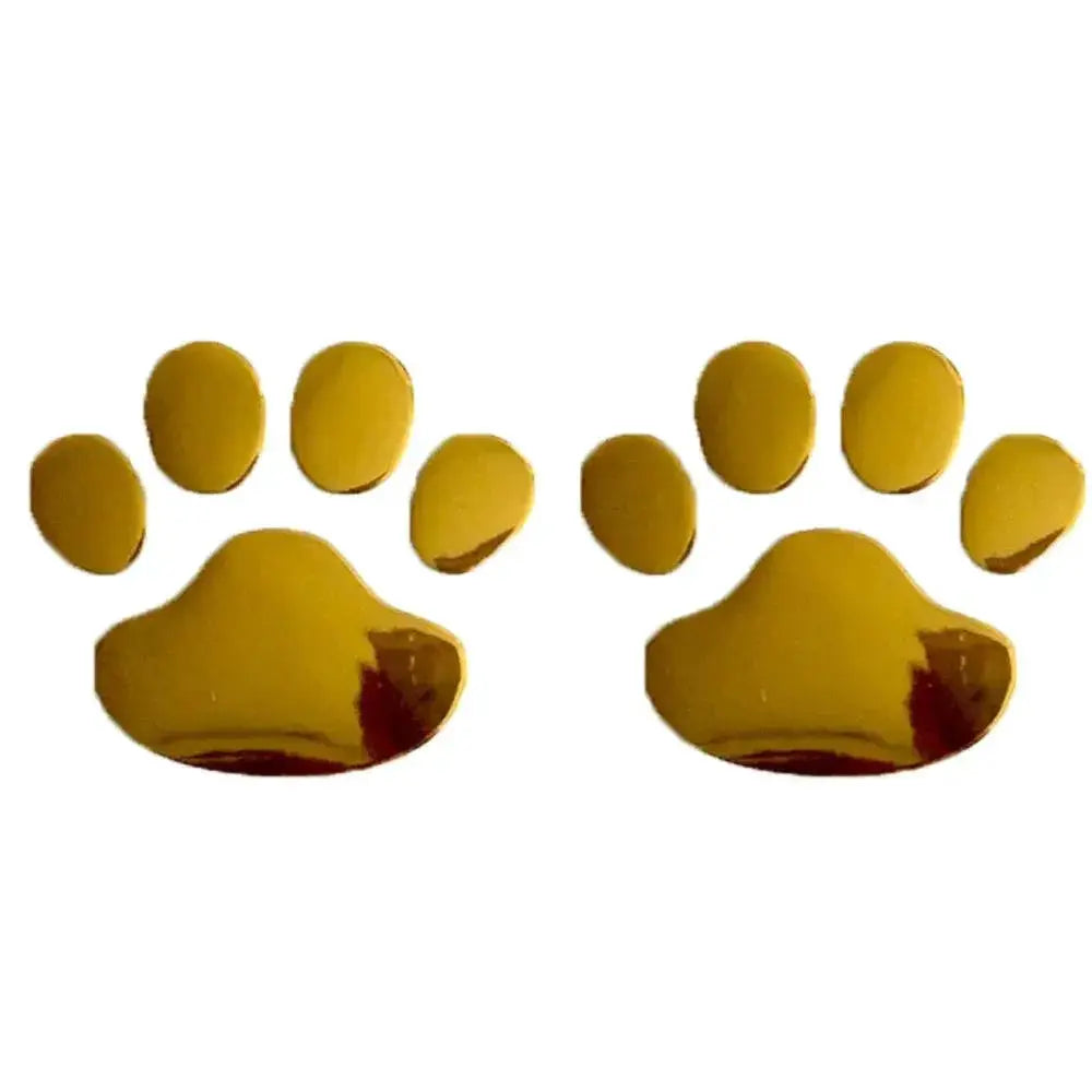 Cool Paw 3D Animal Footprint Car Decals Set Of 2 Pack