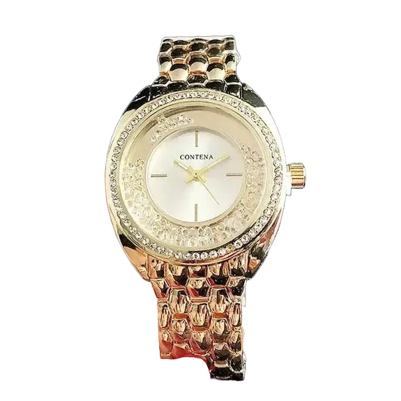 Timeless Gold Rhinestone Watch for Women — product view 1