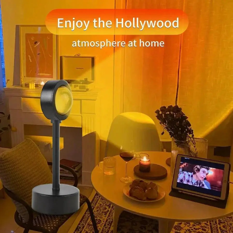 Sunset USB Lamp Creates Cozy Atmosphere With LED Projection