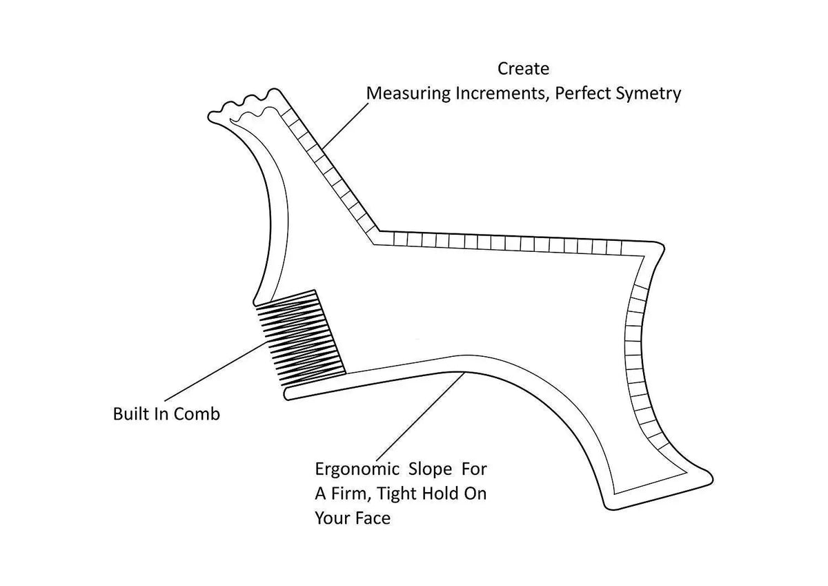 Precise Edges Beard Shaping Kit for Men — product view 18