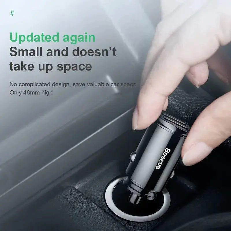 Baseus 30W Car Charger Fast Charging Xiaomi IPhone Samsung