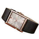 Mens Rectangle Dial Watch Durable Build