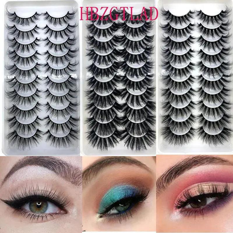 Luxurious 3D Mink False Eyelashes Variety Pack Handmade