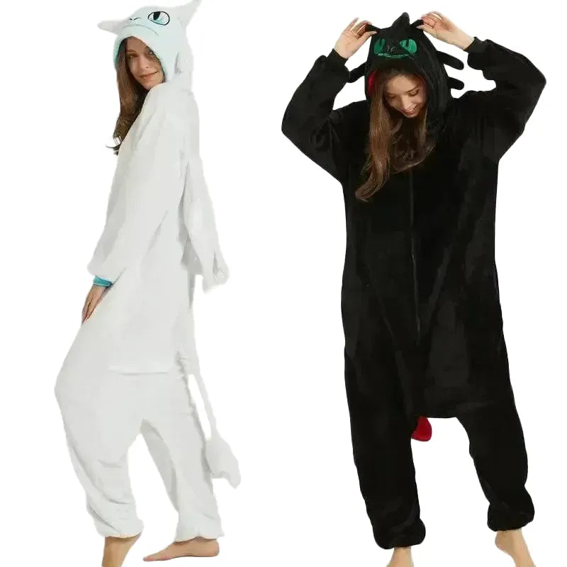 Cozy Night Fury Onesie for Anime Cosplay — product view 1