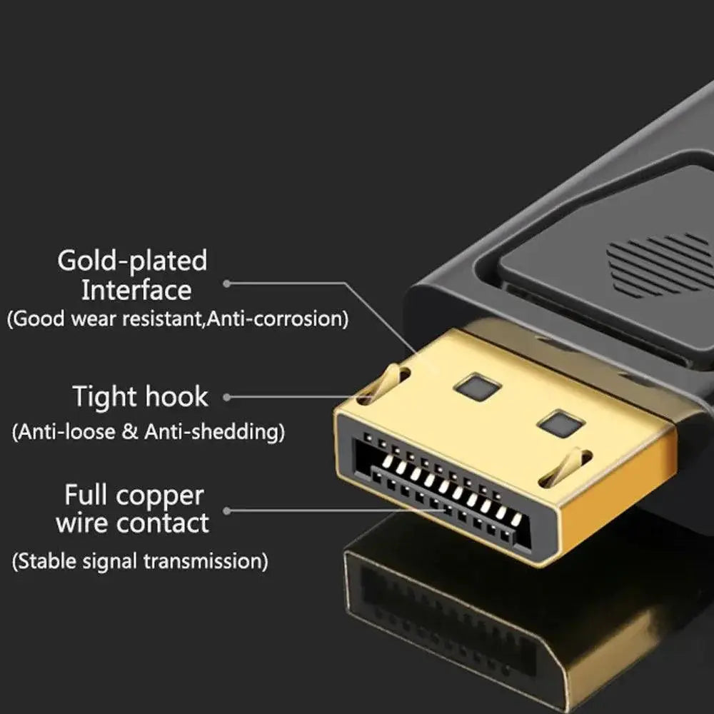 DisplayPort To HDMI Adapter 4K High Resolution PC To TV