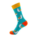 Whimsical Animal Cartoon Crew Socks for Fun Loving Men Women