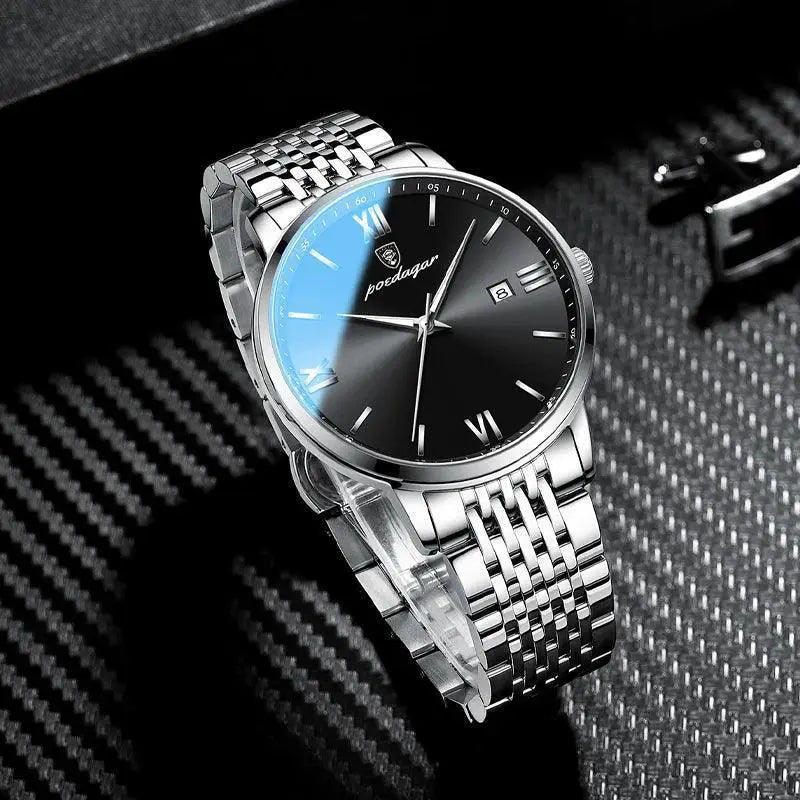 Luxurious Mens Quartz Watch Waterproof Timepiece Elite