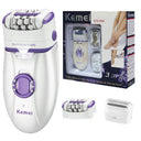 1981 3in1 Electric Women Epilator Hair Removal Tool for Smooth Skin
