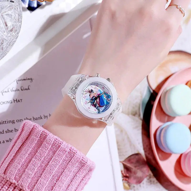Disney Princess Frozen Luminous LED Kids Glow Watch