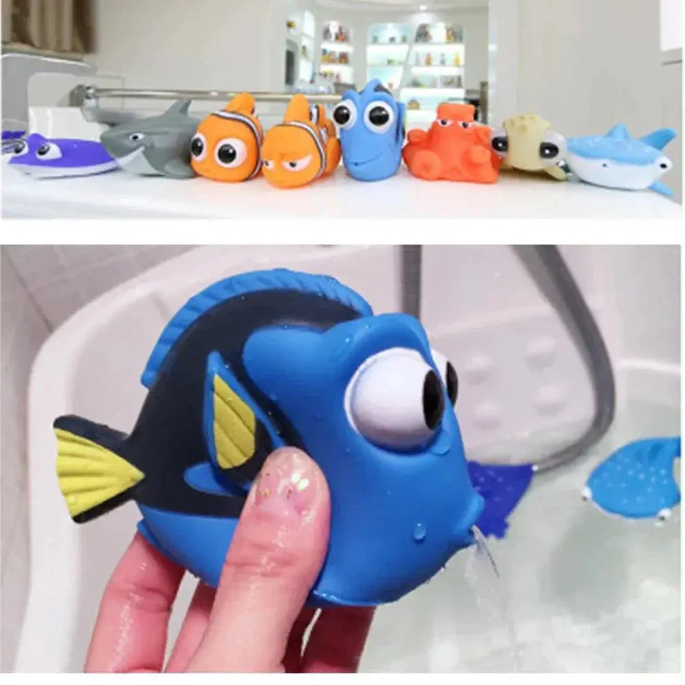 Finding Nemo Dory Bath Toys Interactive Rubber Animals
