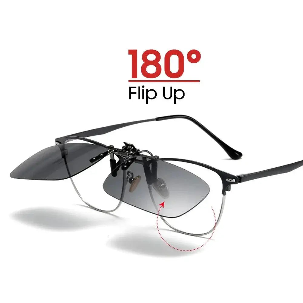 Stylish Polarized Clip On Sunglasses UV400 For Men And Women