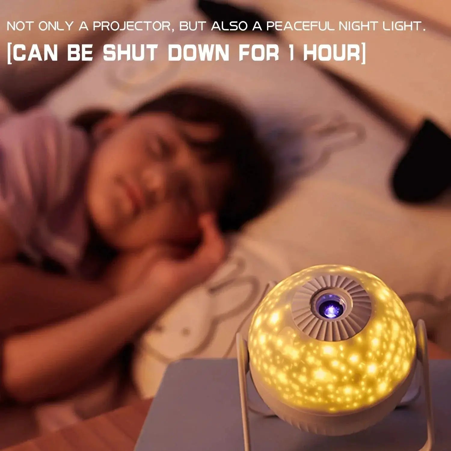 LED Star Projector Night Light 6 In 1 Galaxy Lamp Design