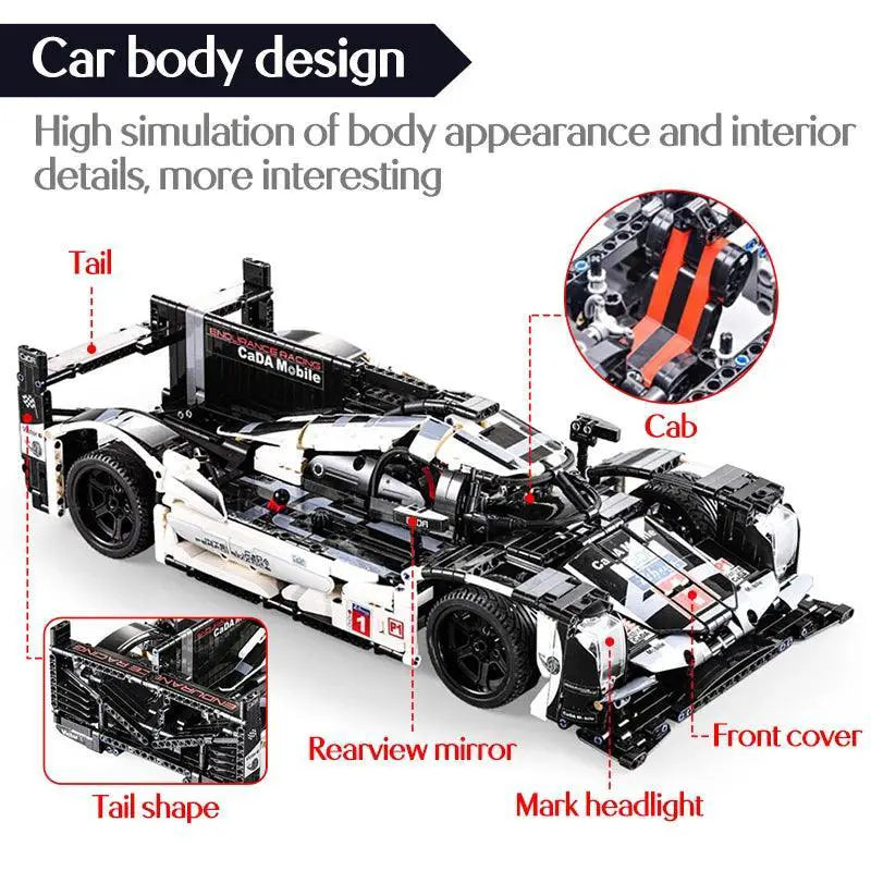 City Endurance Racing Car Building Set Ultimate RC Toy Kit