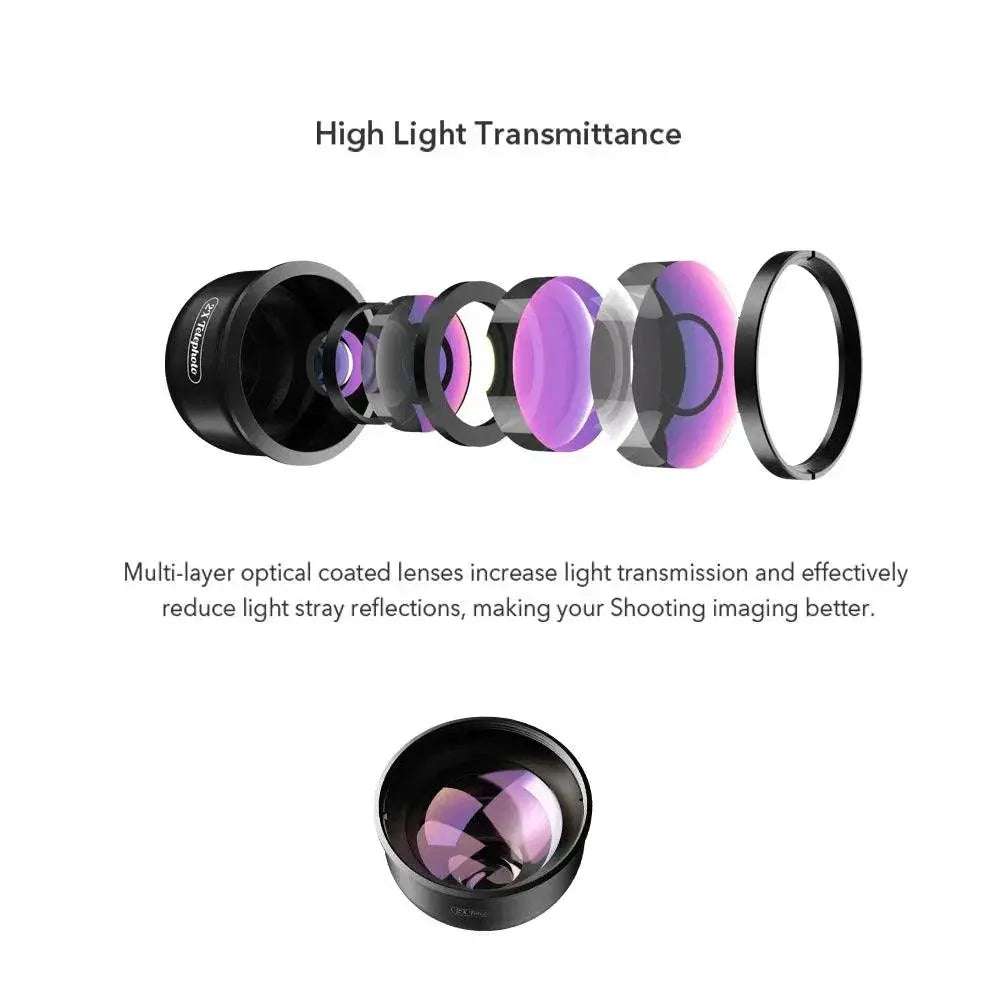 APEXEL Telephoto Lens For Mobile Photography 2x Zoom