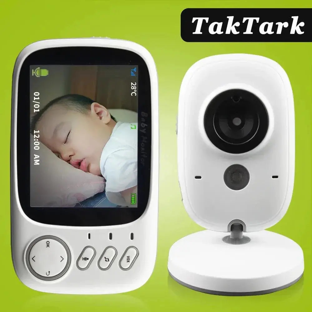 Baby Monitor With Night Vision Camera And Temperature Sensor