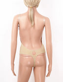 Womens Underwire Padded Push Up Backless Bodysuit Shapewear