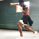 Summer Running Shorts Men 2 in 1 Quick Dry Gym Shorts