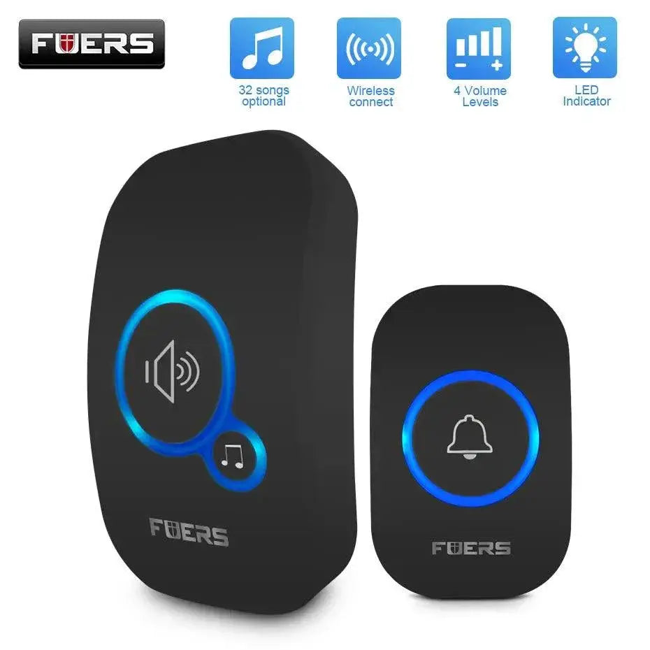 Fuers Smart Wireless Doorbell With Advanced Security Alerts