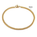Vnox 3-11mm Chunky Miami Curb Chain Bracelet for Men