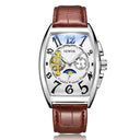 Gold Tourbillon Moon Phase Watch Elegant Luxury Timepiece