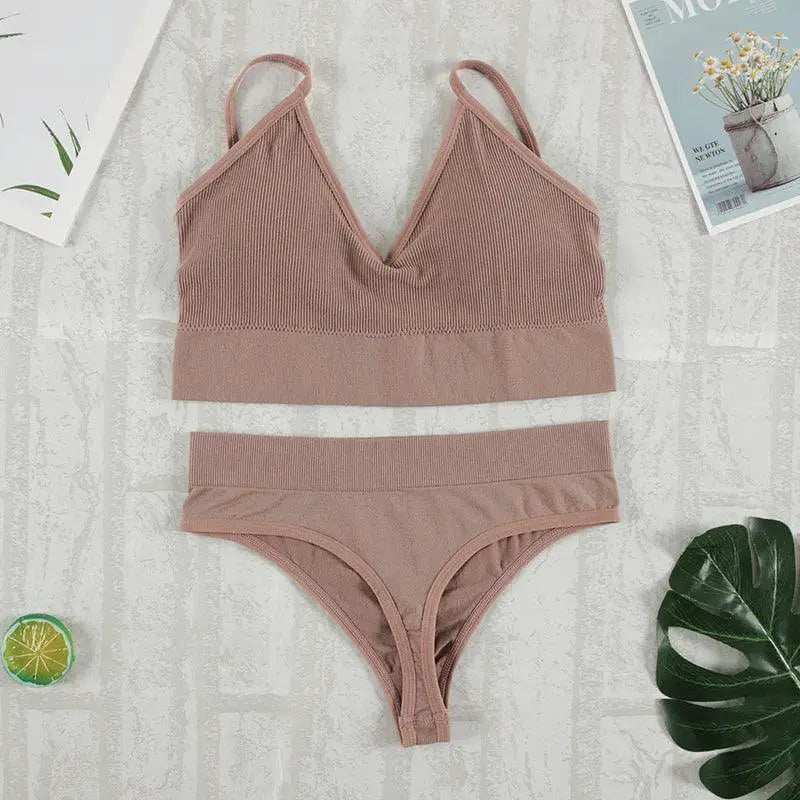 Seductive Comfort Seamless Bralette Set Lingerie Modern
