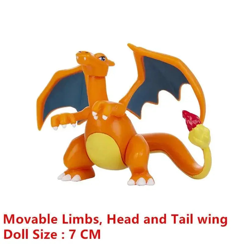 Pokemon Cartoon Figures Pikachu Mewtwo Charmander Blastoise