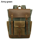 Vintage Waterproof Waxed Canvas Backpack